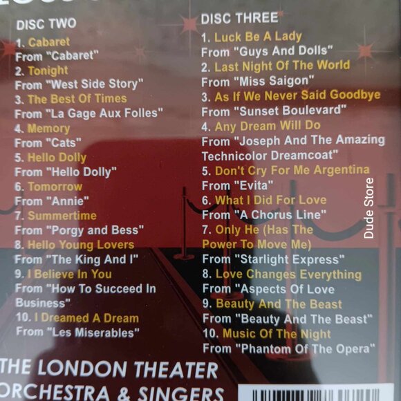 London Theater Orchestra & Singers - Great Broadway Collection 3 CDs - 30 songs - Picture 5 of 6